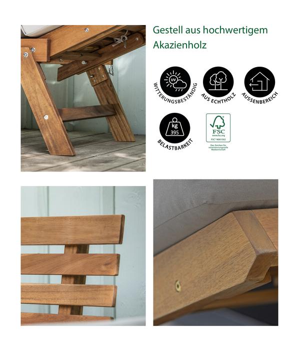 Dehner Holz-Sofa Macao