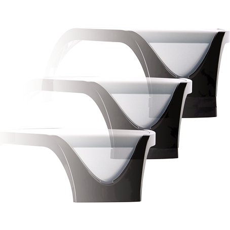 Support moniteur TFT/LCD Smart Suites, noir/argent