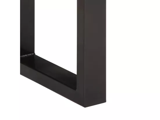 Banc 160 cm bois d'acacia massif et acier