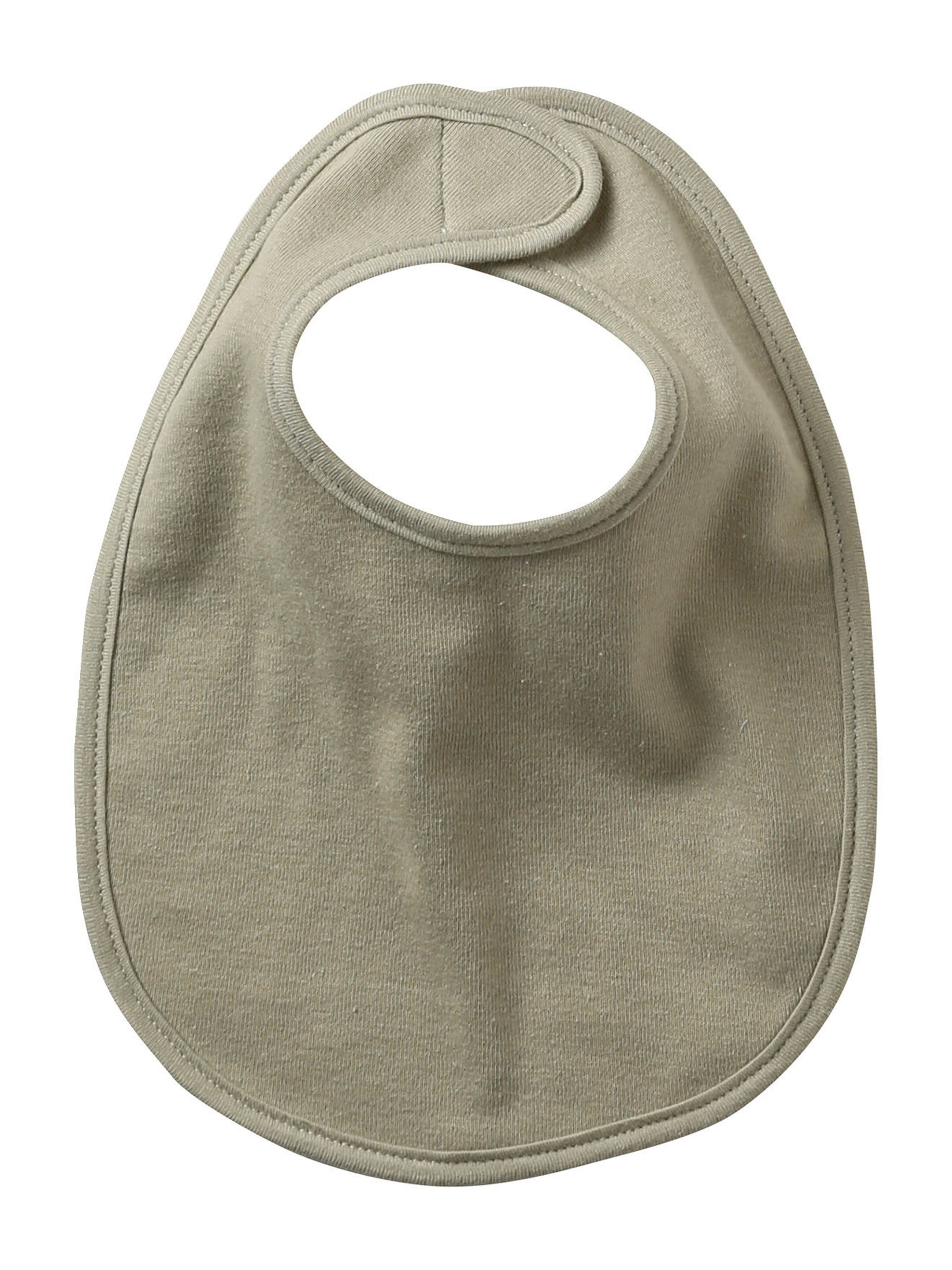 Vertbaudet Bio-Kollektion: 7er-Pack Baby-Lätzchen, Klett beige bedruckt
