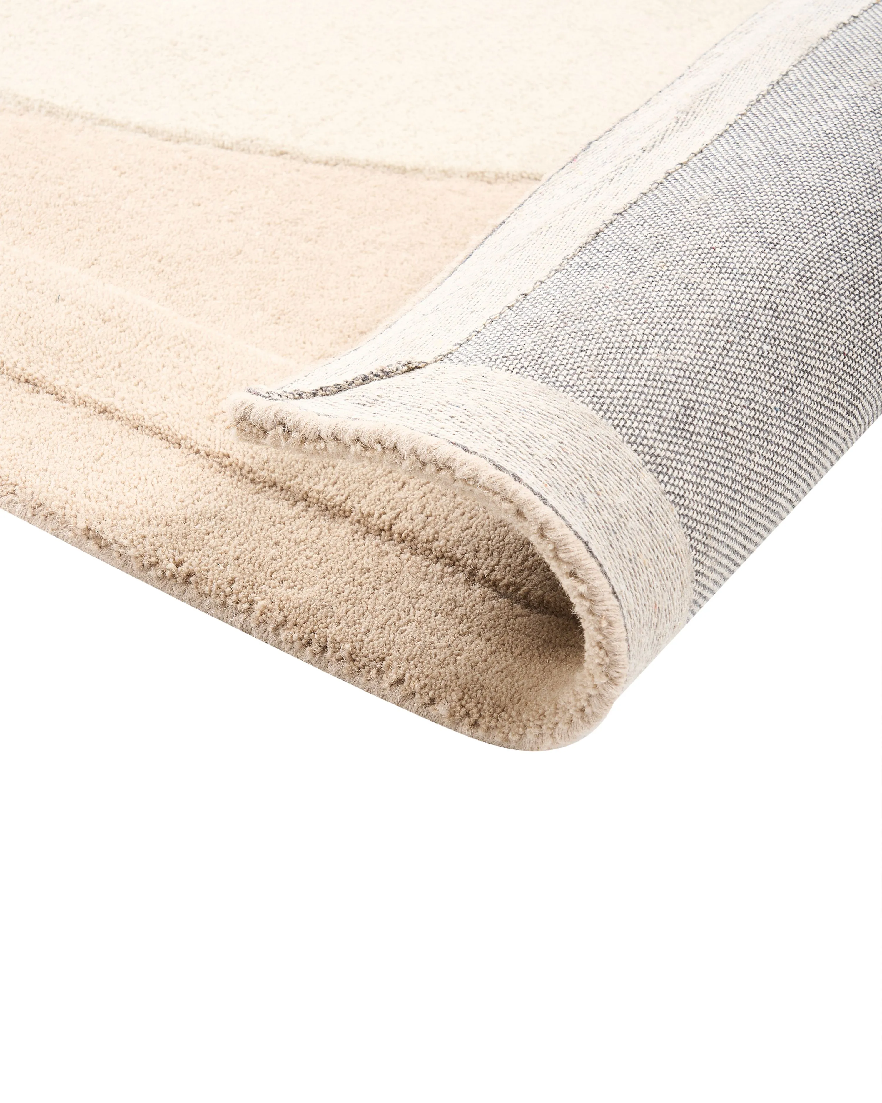 Vloerkleed GAYA Beige 200 x 300 cm Wol