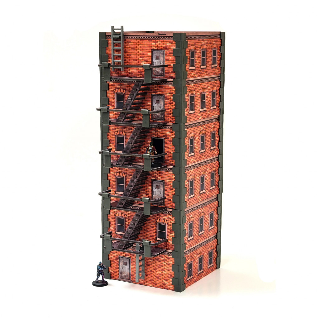 Metropolis Cityscape Six-Story High Rise