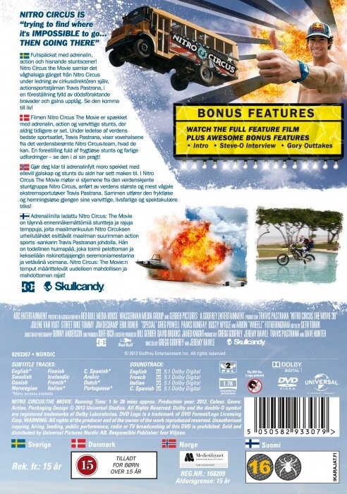 Nitro Cirkus - The Movie - DVD