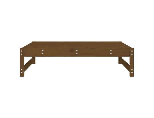 VIDAXL - Pouf Repose-pied de jardin 120x80 cm marron miel bois de pin mass...