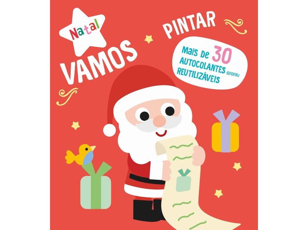 LIVRO VAMOS PINTAR - LISTA DE PRESENTES - VERMELHO