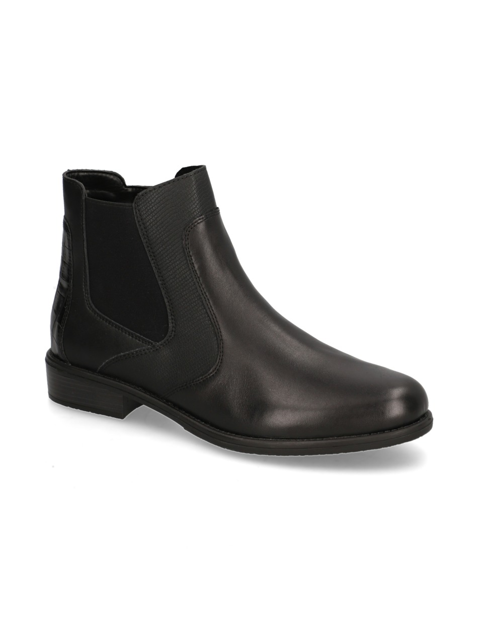 Lederkombination Chelsea Boot