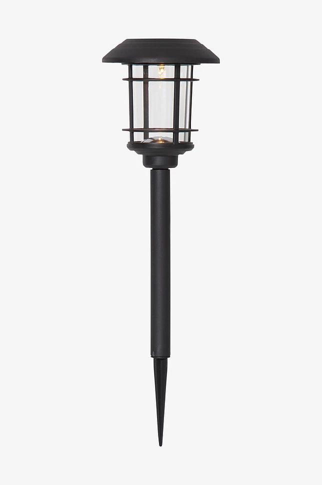 Stolpelykt, solcelle Fride, 3-pk