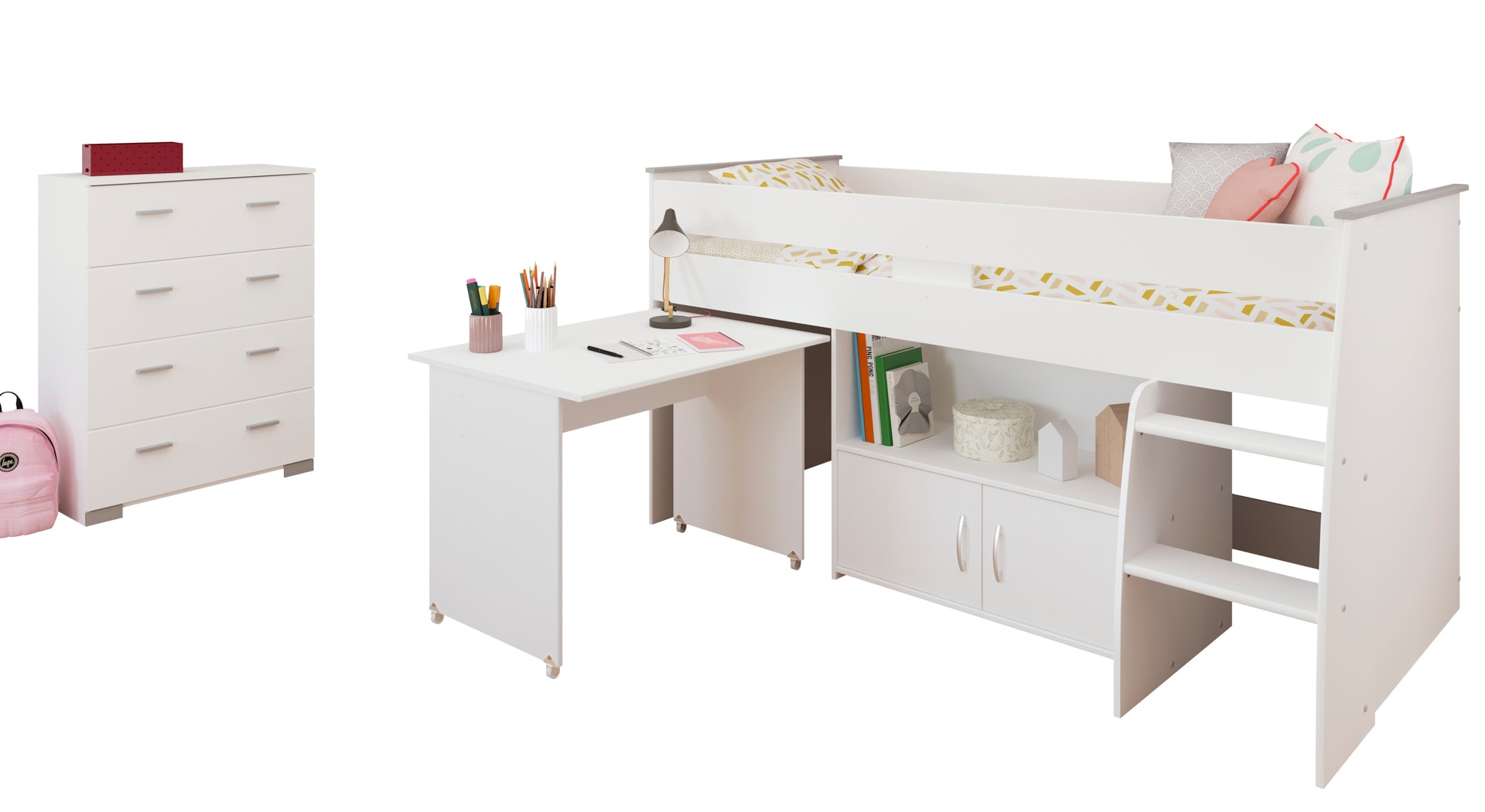 Parisot Kinderzimmer Reverse 13 2-eilig weiß