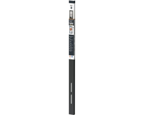 Hordeur aluminium XL schroefmontage antraciet 120x240 cm