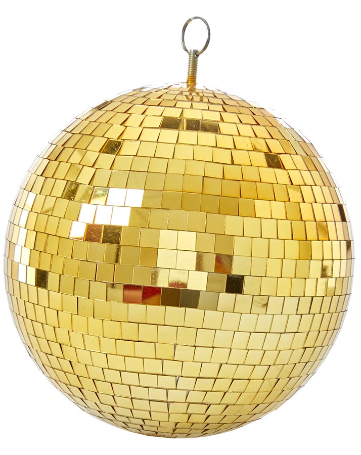 Deko-Kugel BIG DISCO in gold