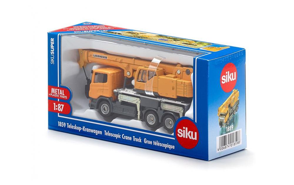 LKW Scania mit Liebherr Kran 1:87H0 Teleskop Kranwagen