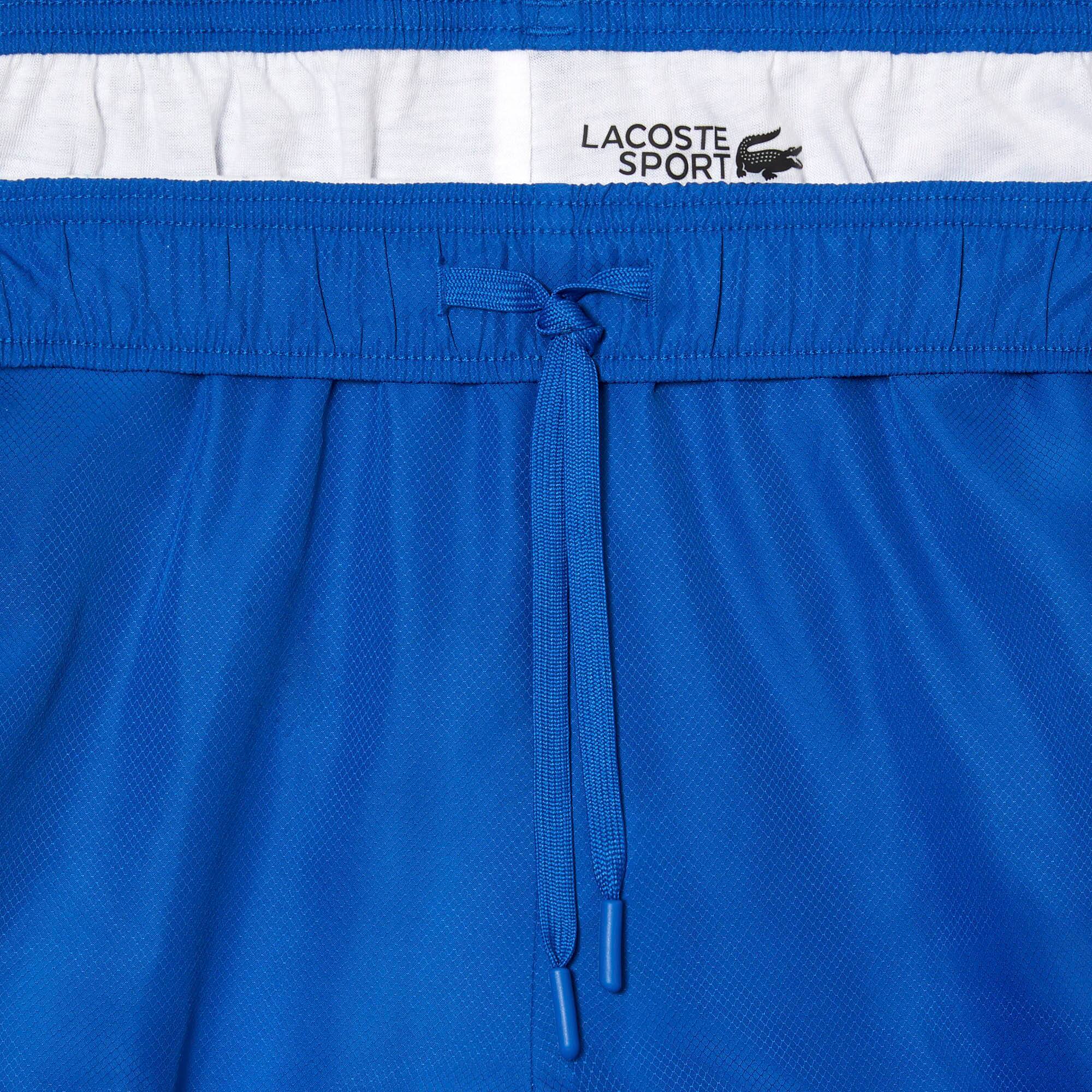 Herren LACOSTE TENNIS Shorts aus recyceltem Polyester Bermudas - Blau - Lacoste - Herren