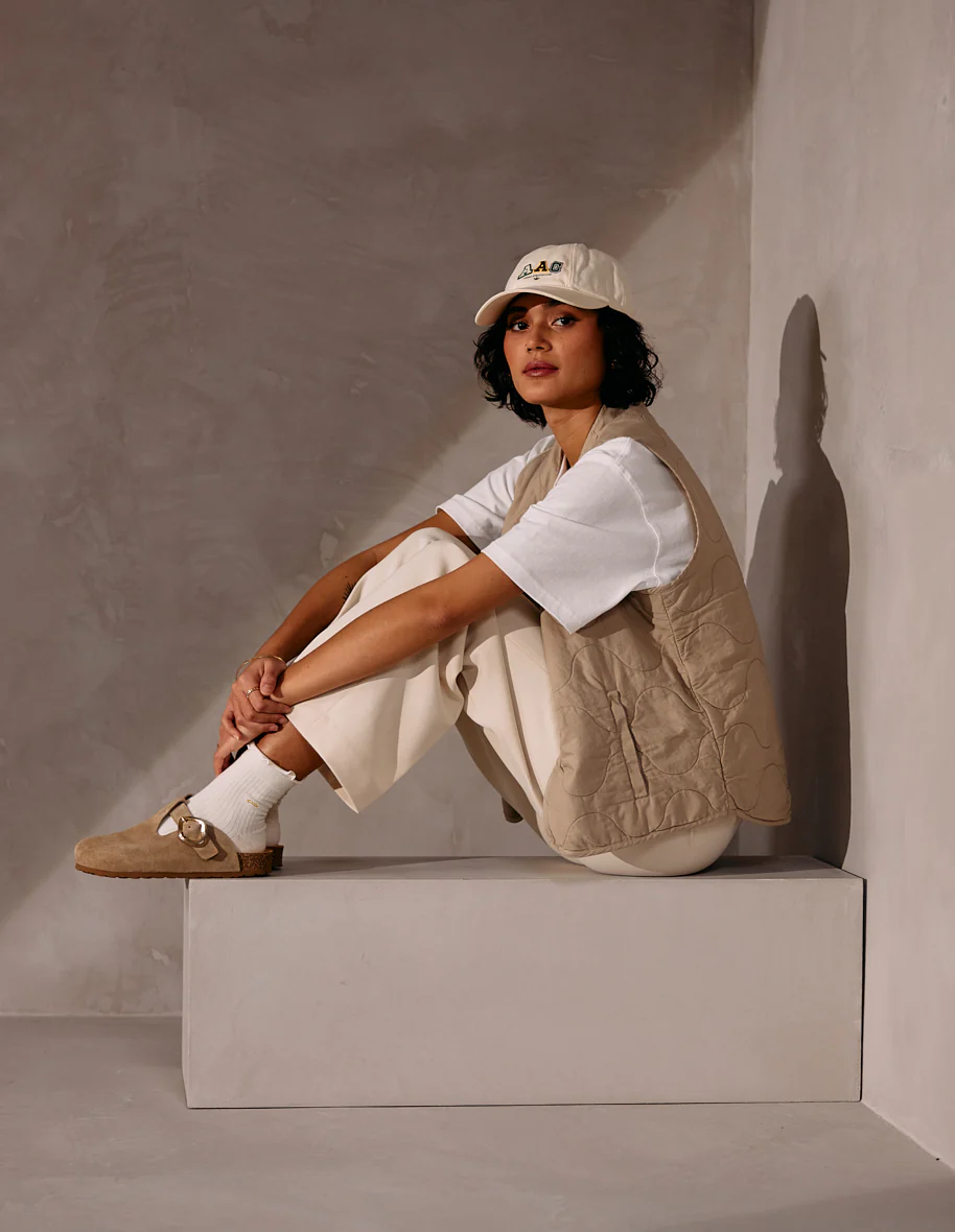 Mules Matilda - Suède taupe