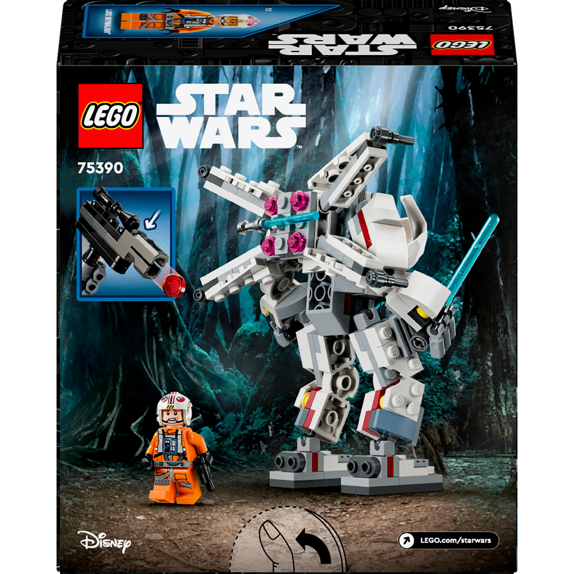 LEGO Konstruktionsspielzeug Star Wars Luke Skywalkers X-Wing Mech