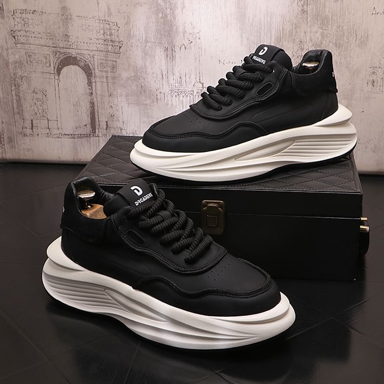 Mr Ozera - Platform sneakers met tweekleurige letters (verschillende ontwerpen)