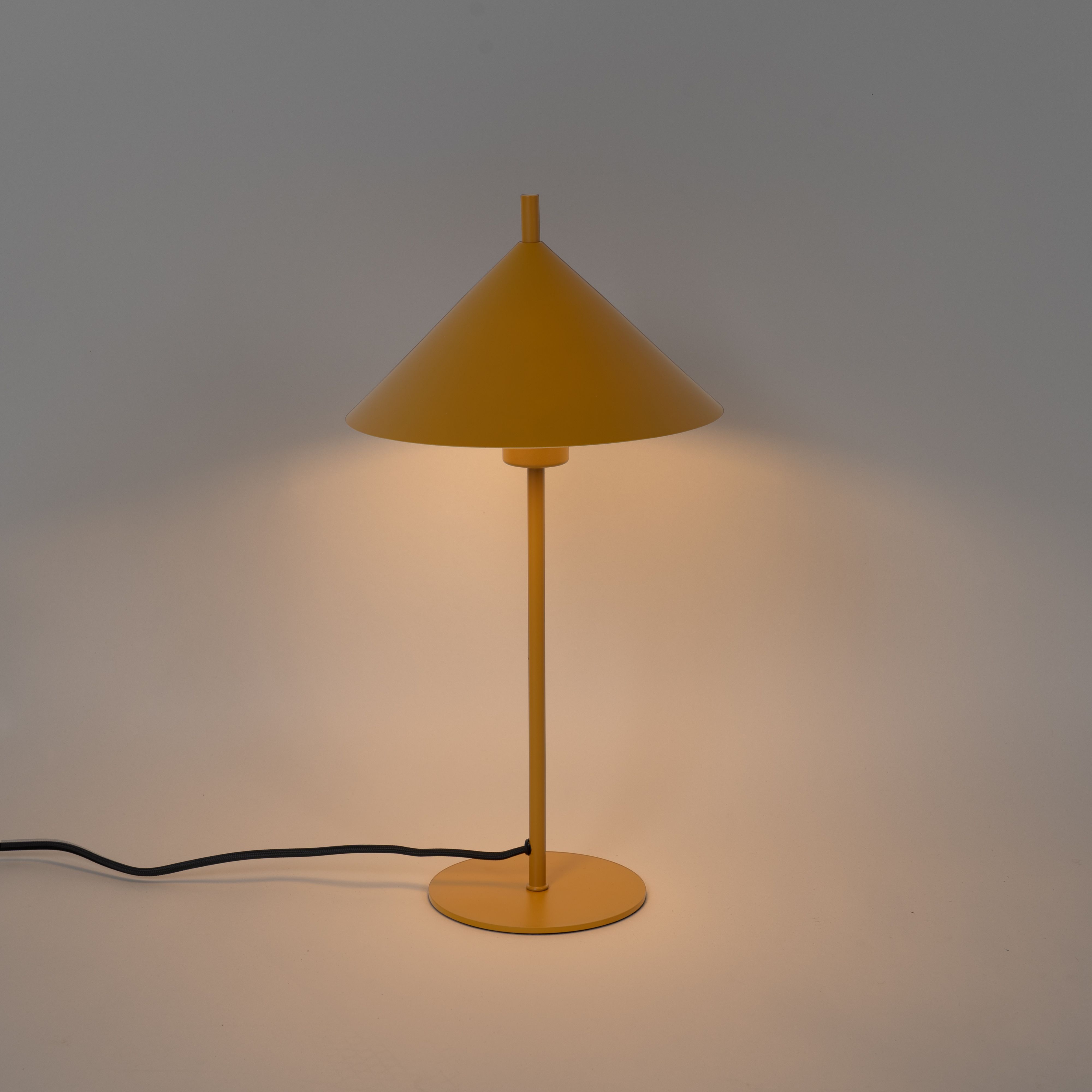 Design tafellamp geel - Triangolo