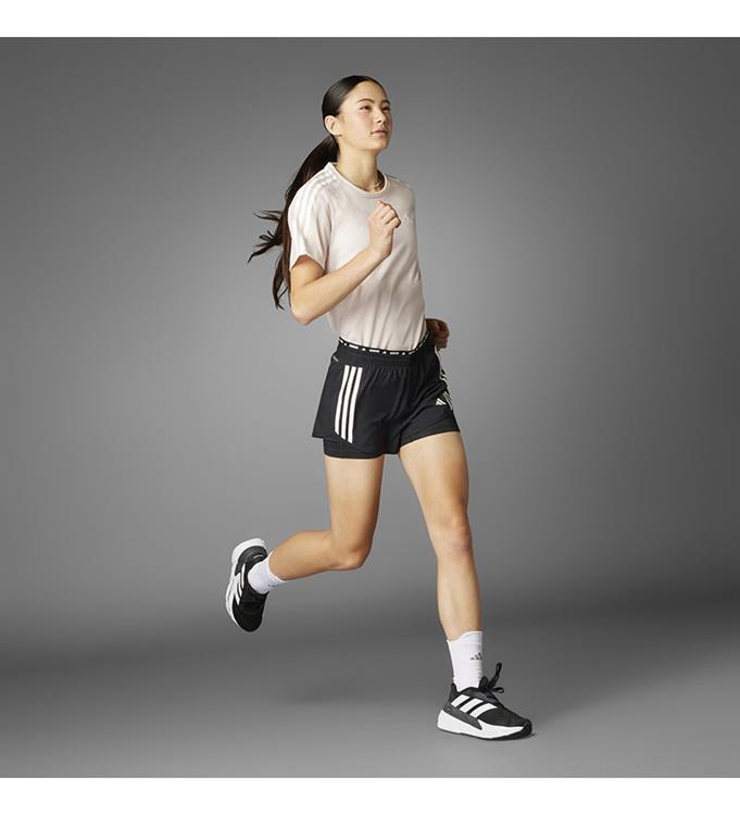 adidas Women Own The Run 3S 2-in-1 Hardloopshort