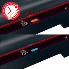 Plastifieuse 240, jusqu'au format A4, noir/rouge