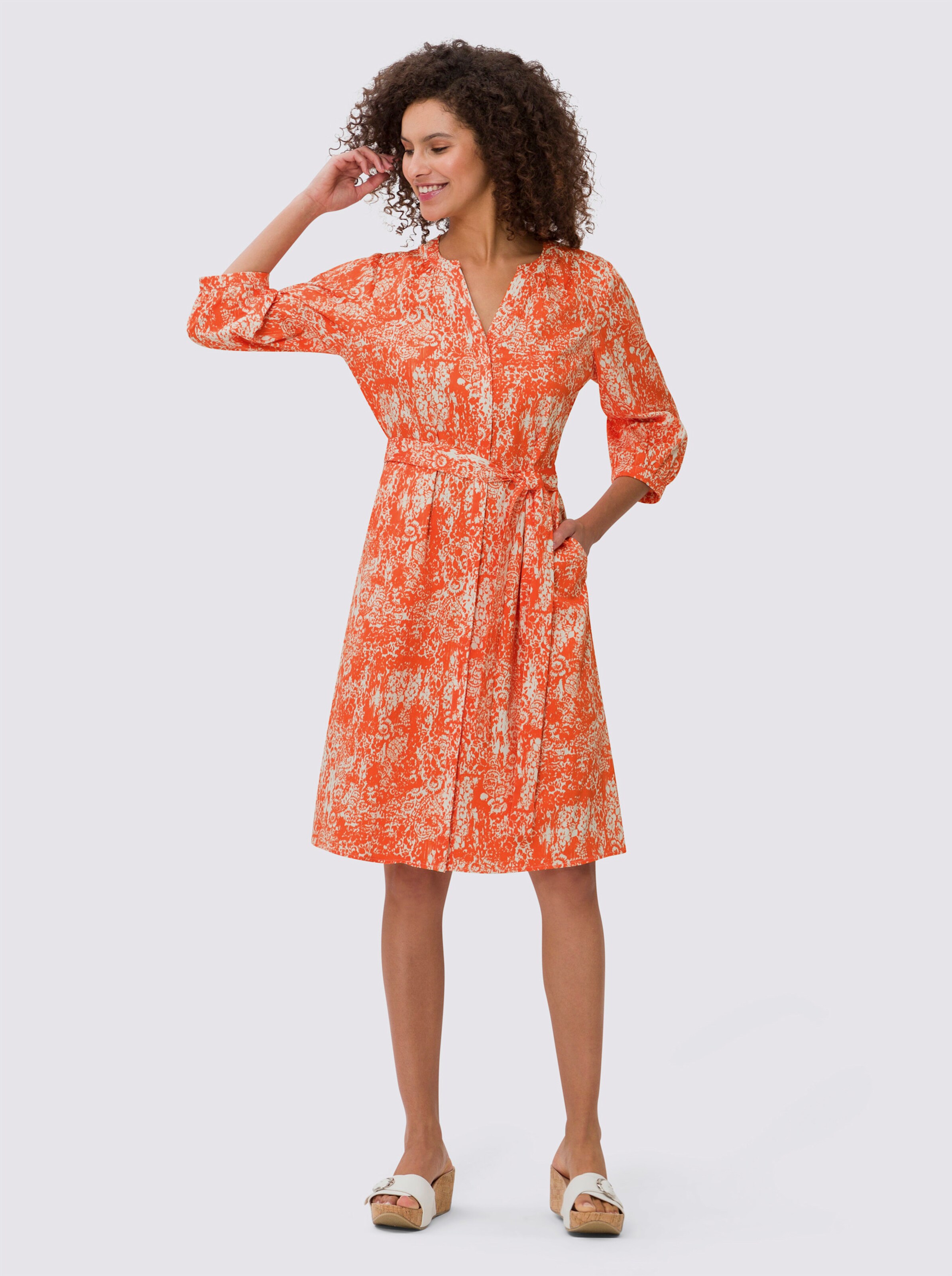 Druck-Kleid