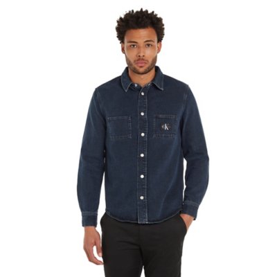 Chemise à manches longues homme Relaxed Linear Denim CALVIN KLEIN