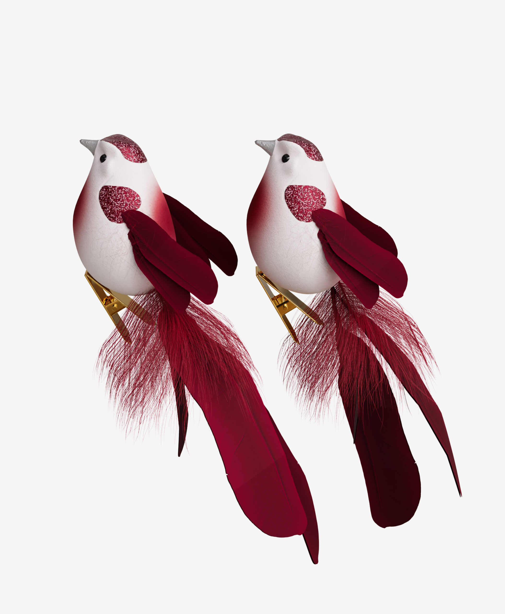 Vogel-Ornament, 2er-Pack