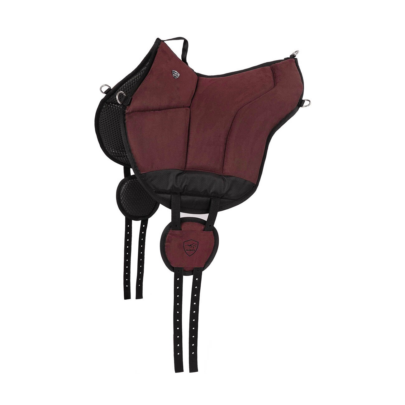 Equinate Reitpad Toledo aus Mikrofaser bordeaux