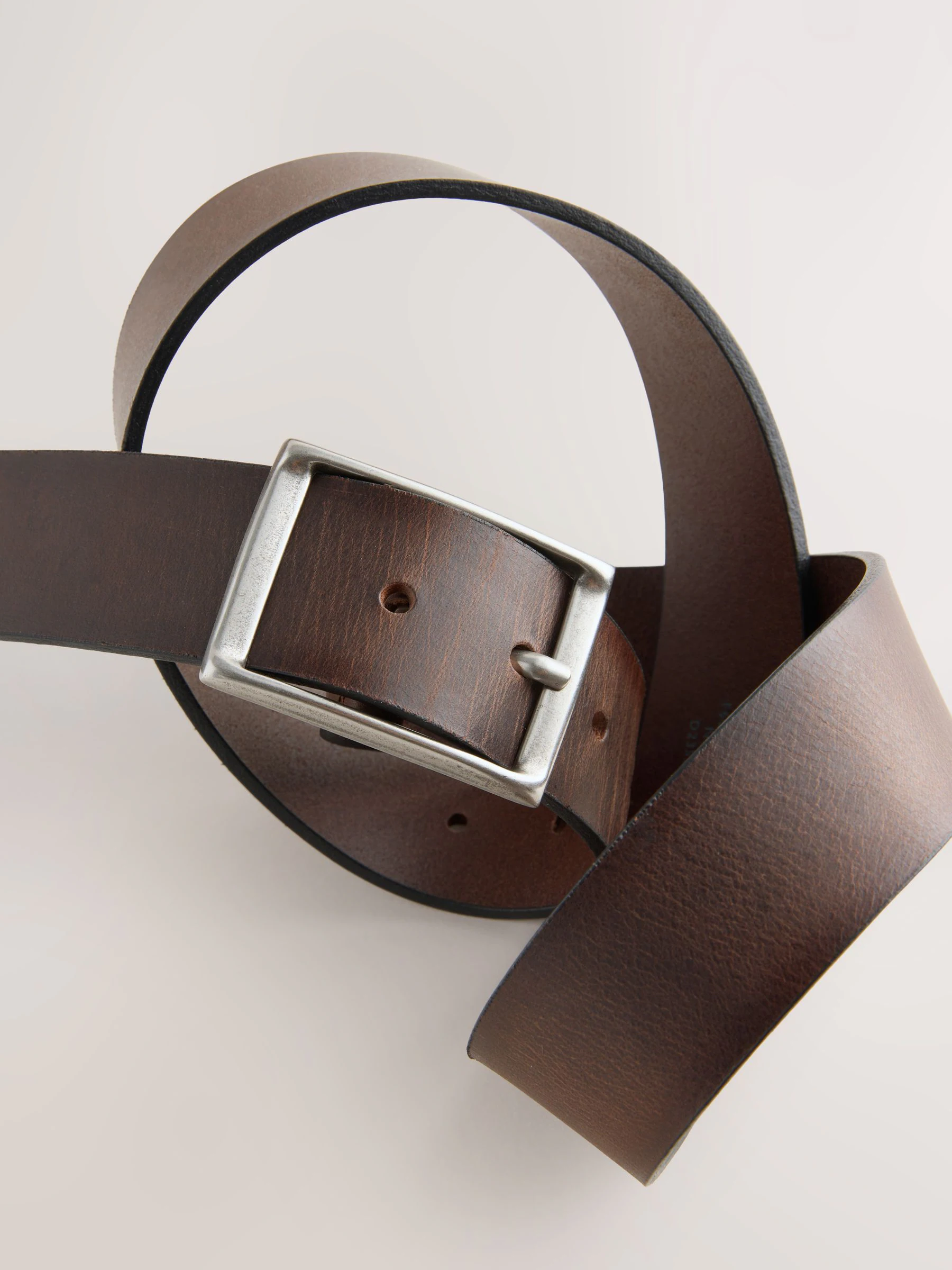 Bruin - Casual leren riem