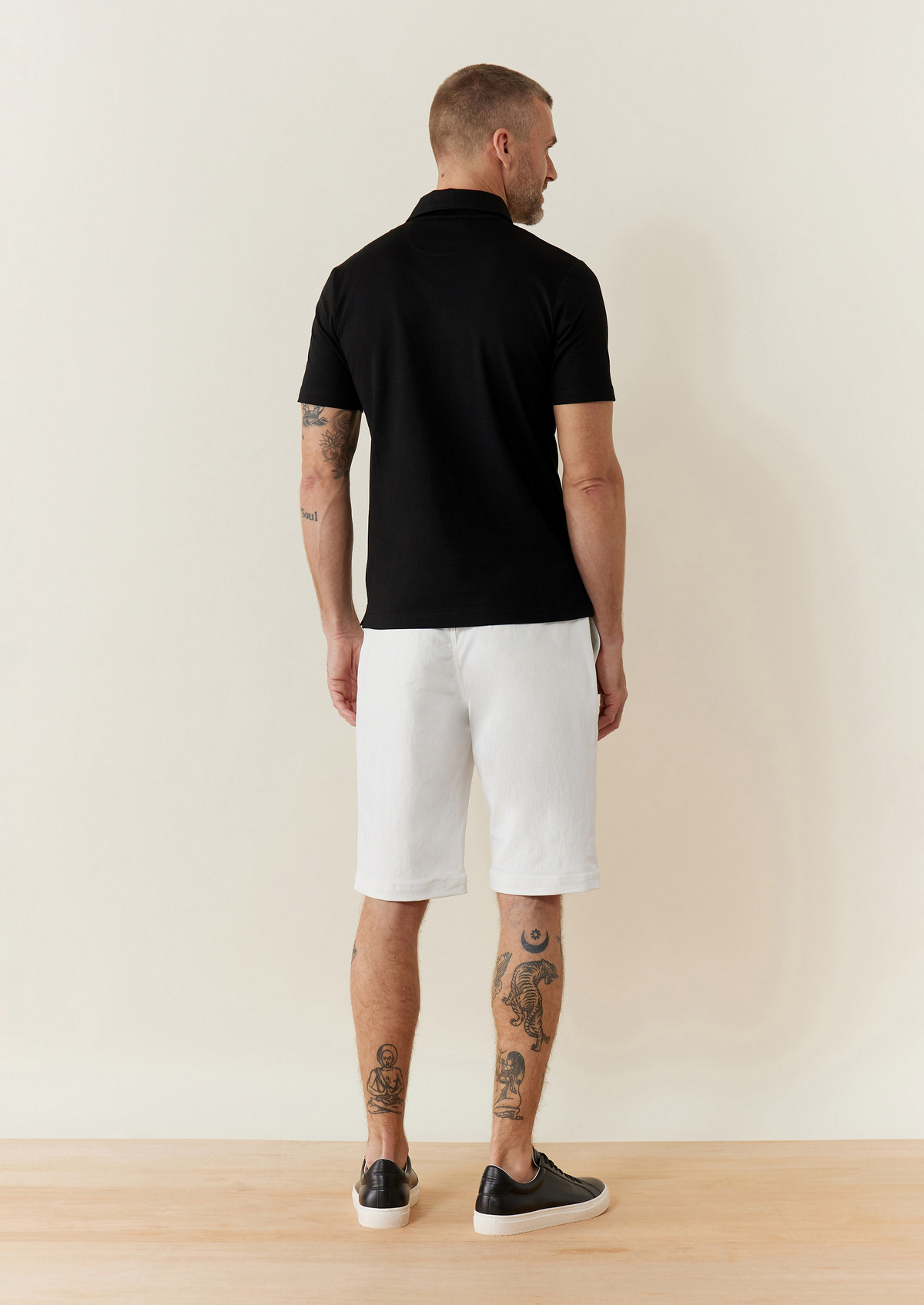 Bermuda Joyeux uni blanc
