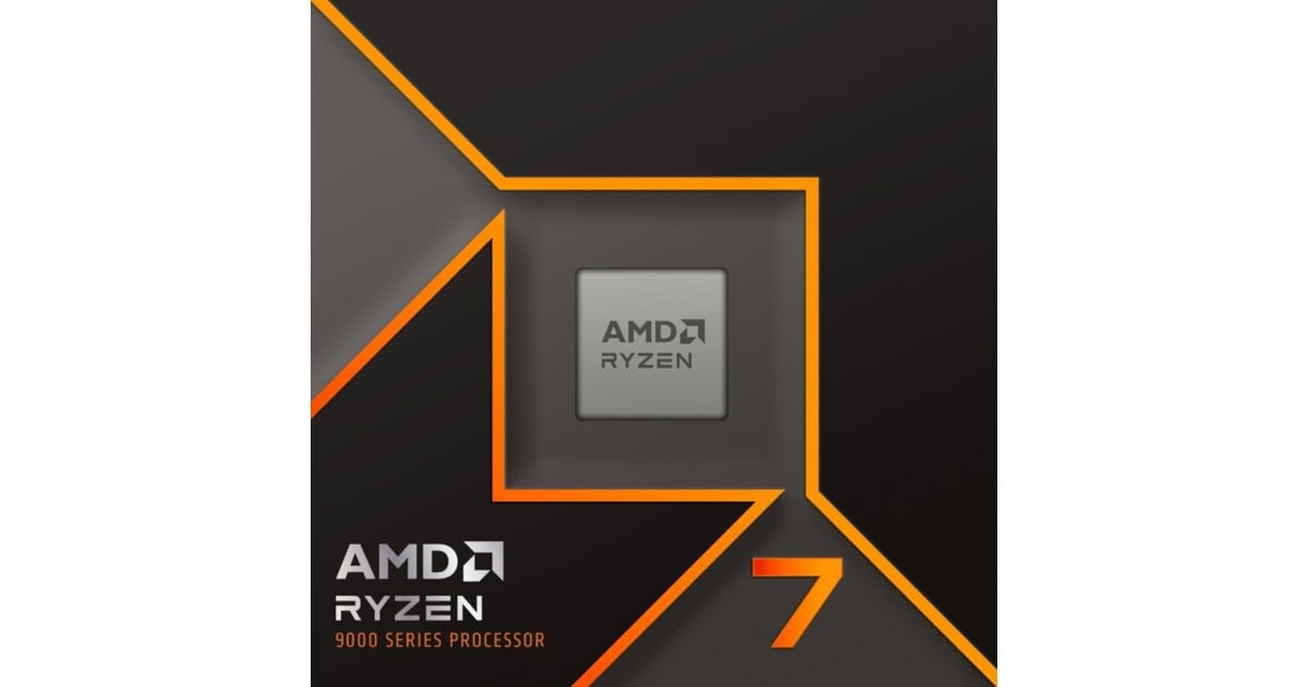 AMDRyzen 7 9700X, 3,8 GHz (5,5 GHz Turbo Boost) socket AM5 processor  (Unlocked, Boxed)