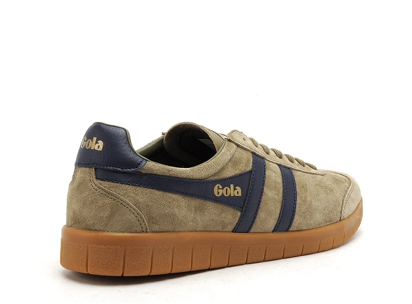 Gola basses homme hurricane suede kaki