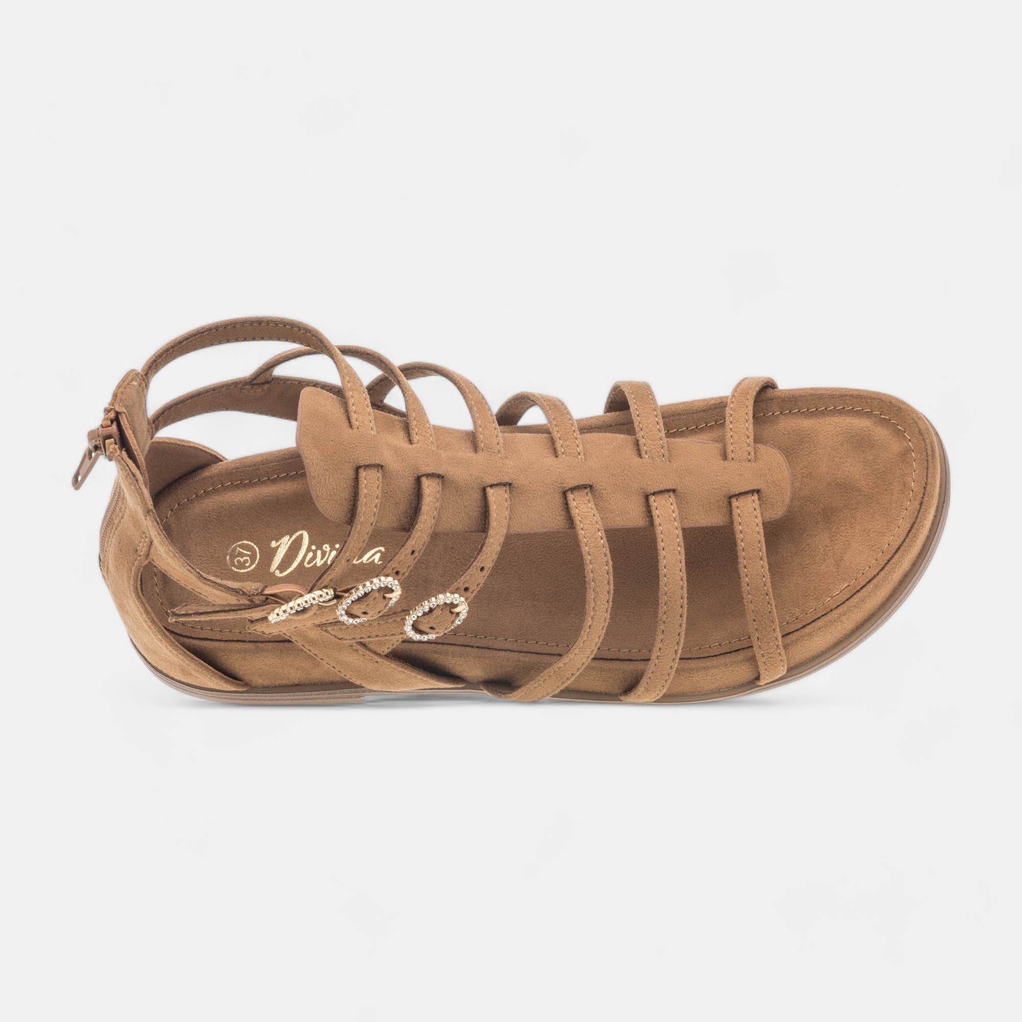 Sandales Femme cognac