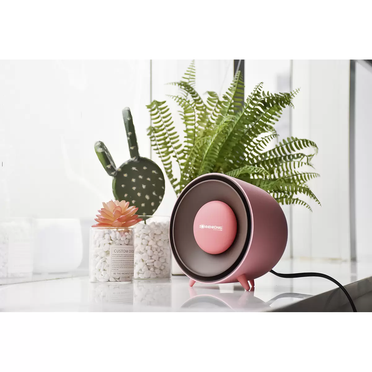 Keramikheizlüfter Bee pink