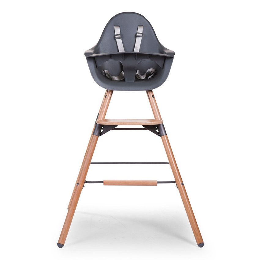 Set de pieds longs + repose pied pour Evolu 2 - Bois/Anthracite - Doré