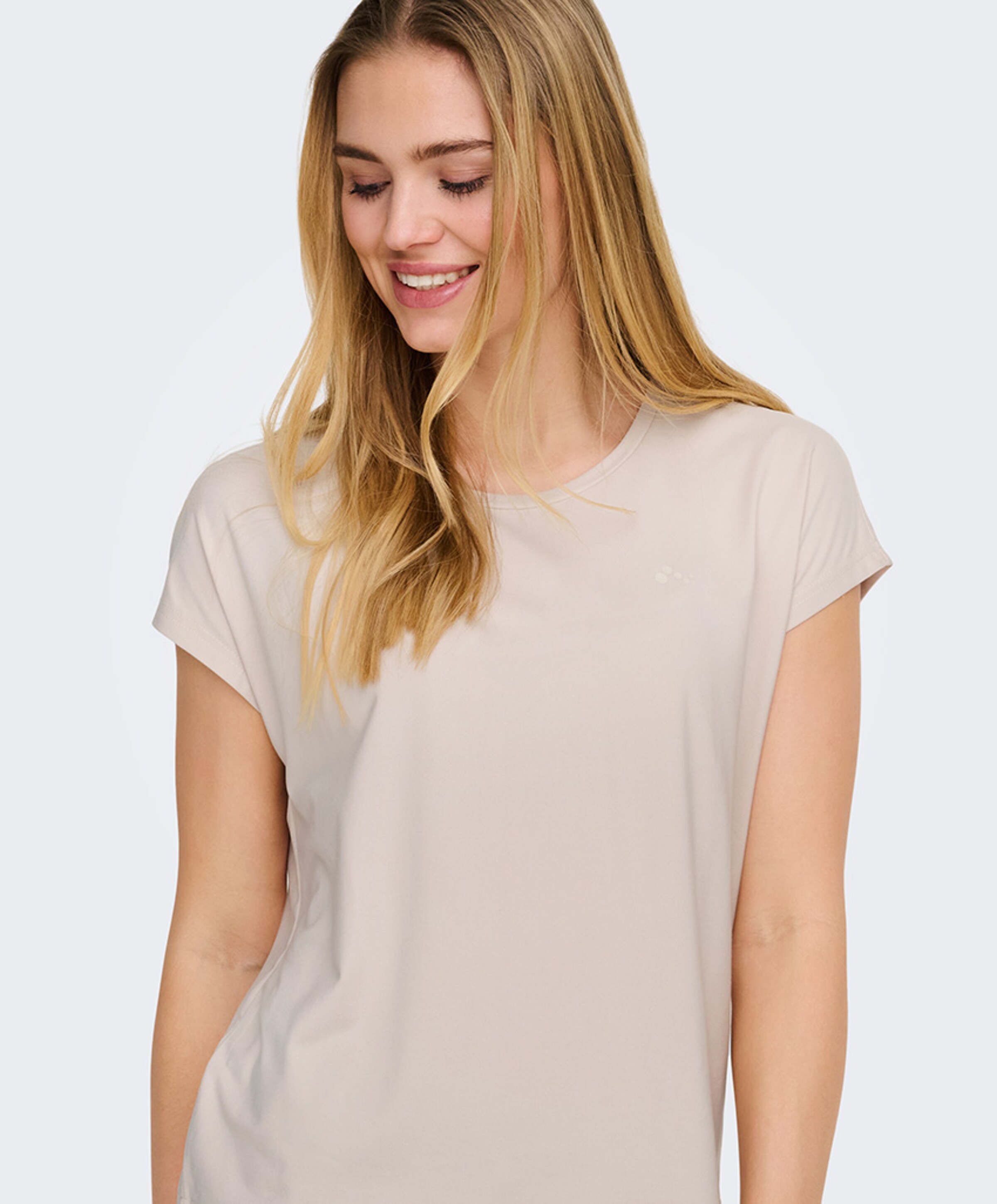 Only play Dames t-shirt grijs