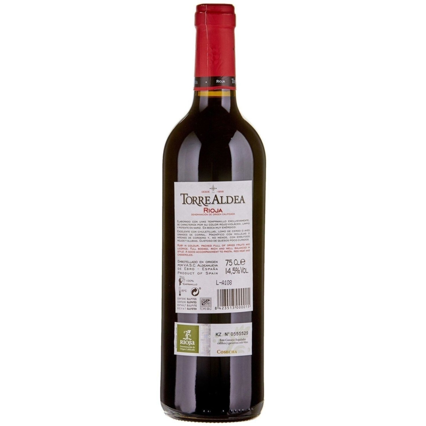Rioja DOCa Torre Aldea Tinto -75cl
