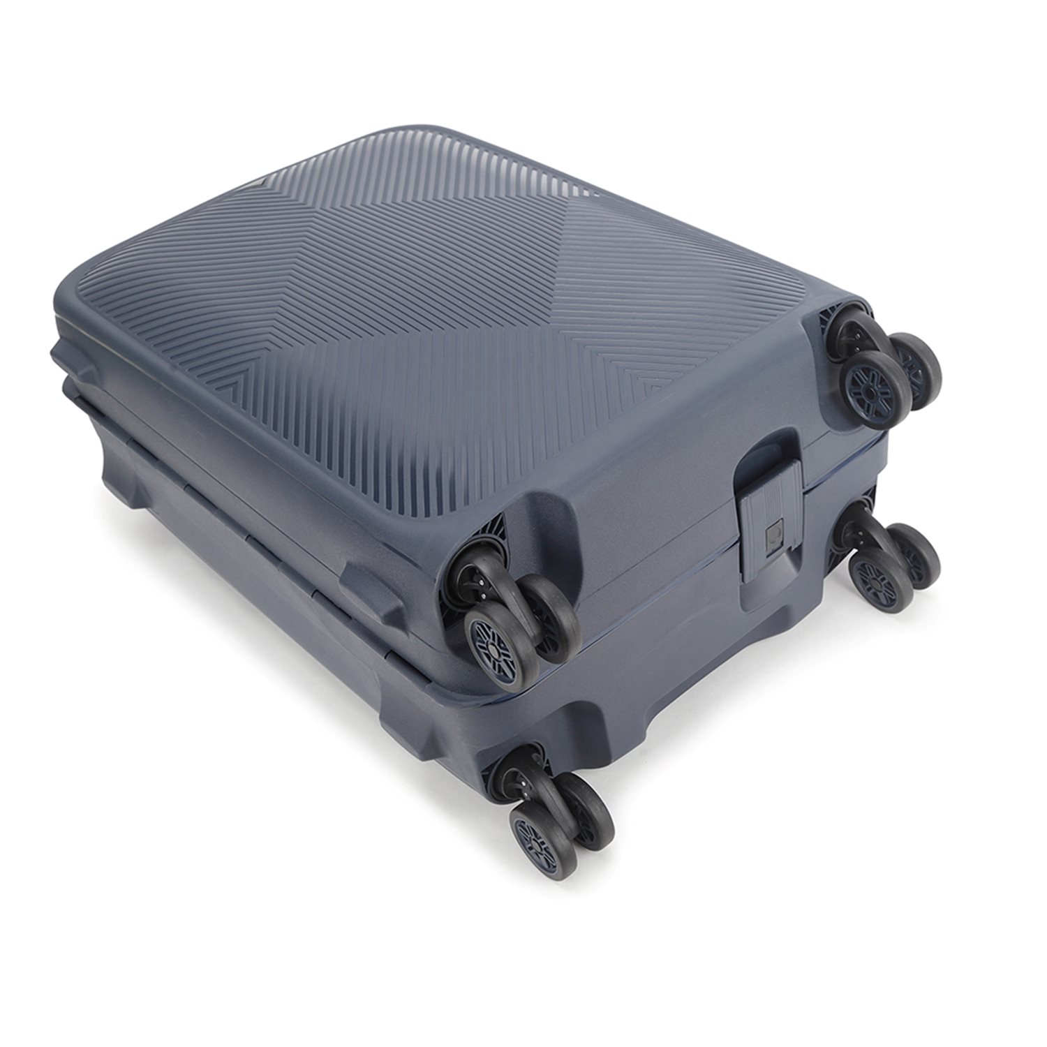 Decent Axiss-Fix 4 Wiel Cabin Trolley 55 donkerblauw