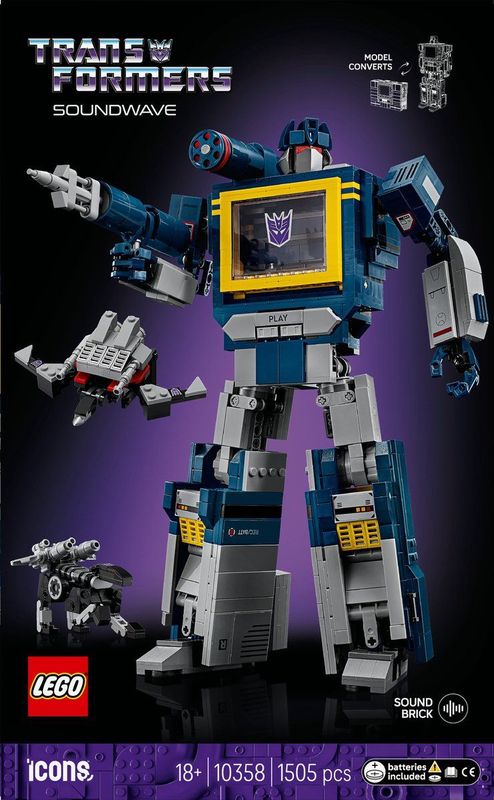 LEGO - Icons Transformers - Geluidsbarrière - Bouwset - 10358