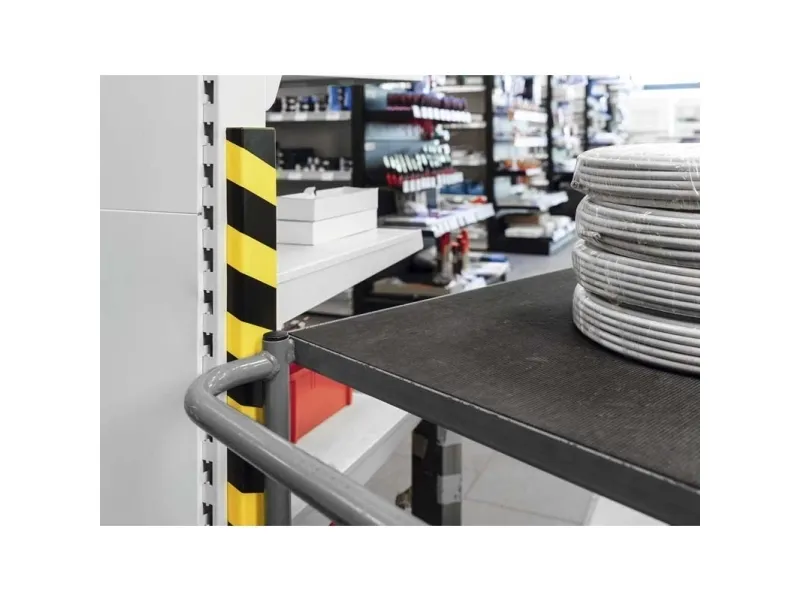 Durable S20, Plast, Sort, Gul, Flad, 1000 mm, 60 mm, Kina