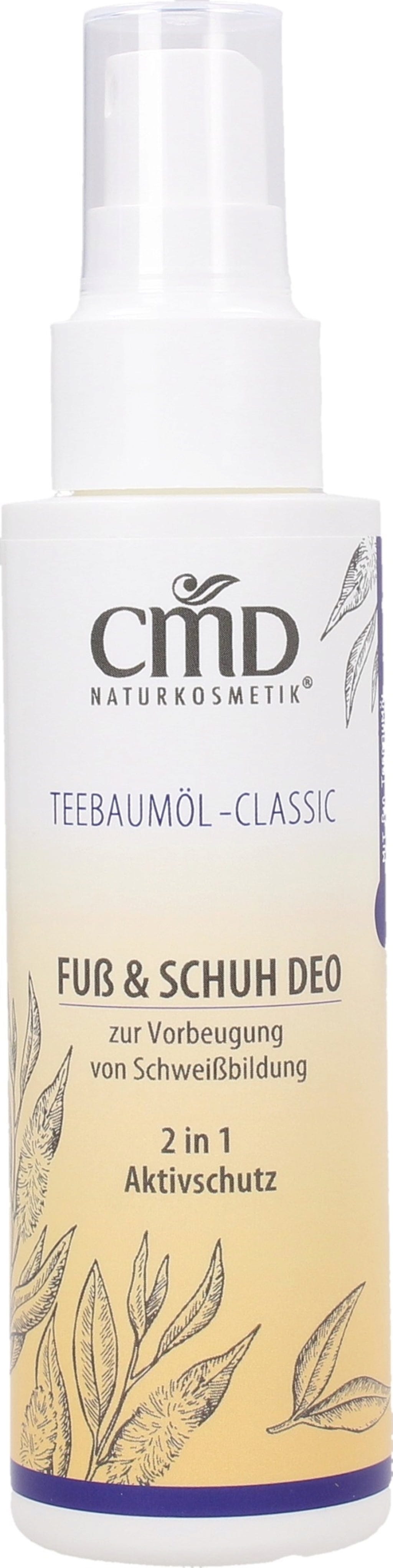 CMD Naturkosmetik  Teebaumöl Fuß & Schuh Deo, 100 ml