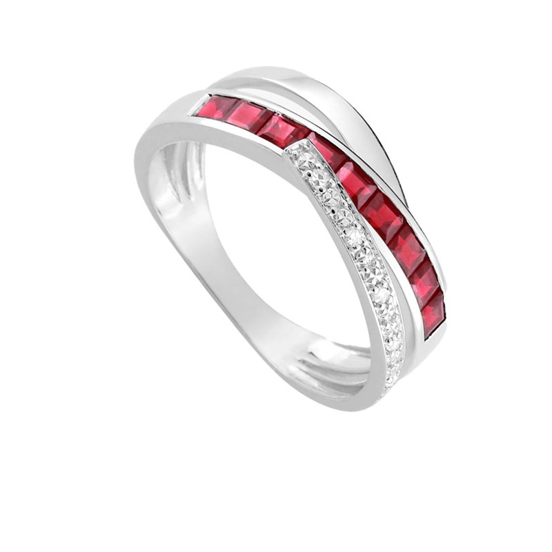 Bague femme - Rubis - Or 18 Carats