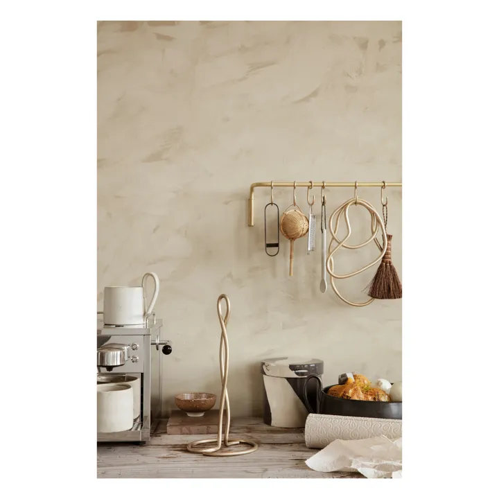 Ferm Living Porte Essuie-tout Curvature  | Doré