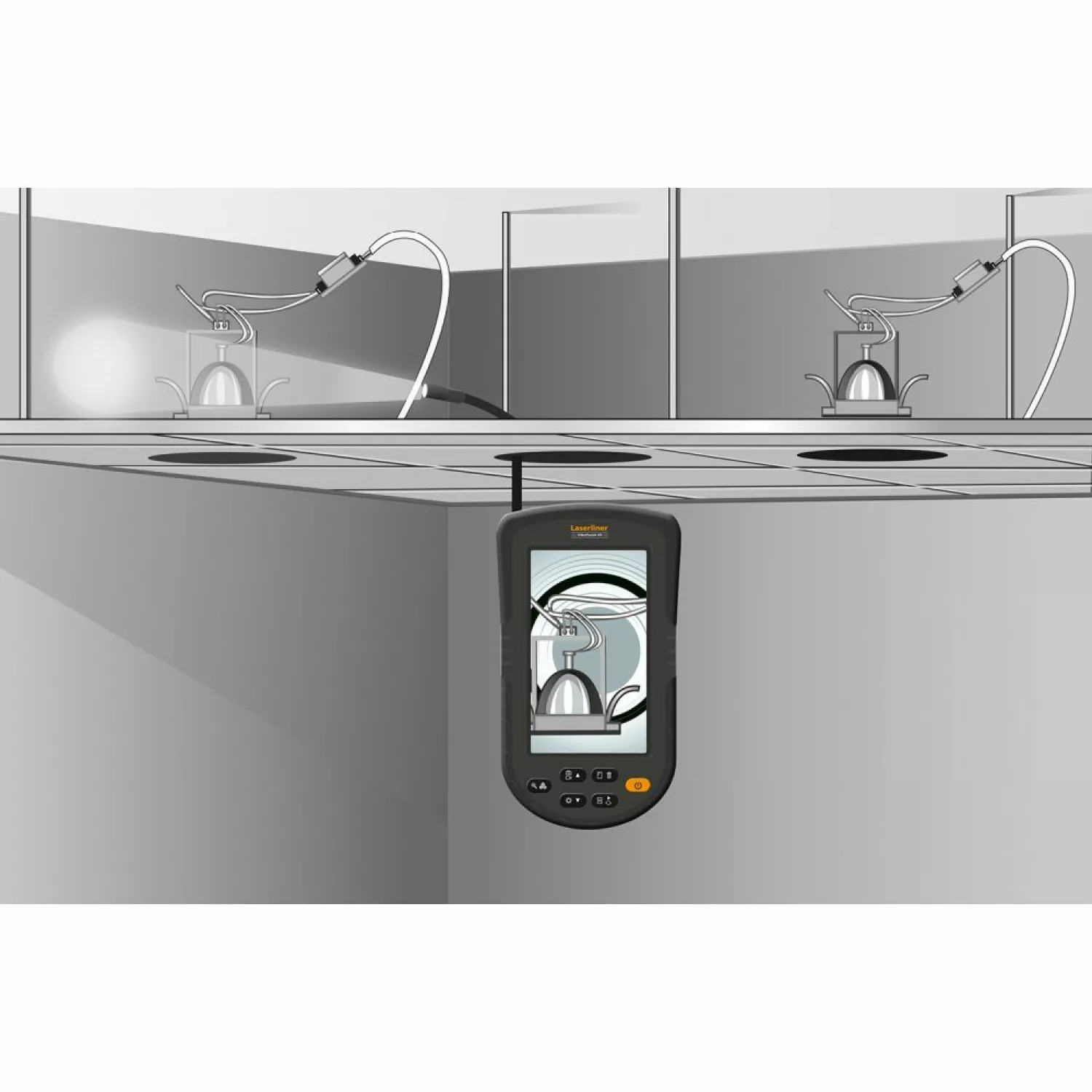 Laserliner VideoPocket HD Inspectiecamera incl. batterijen in koffer