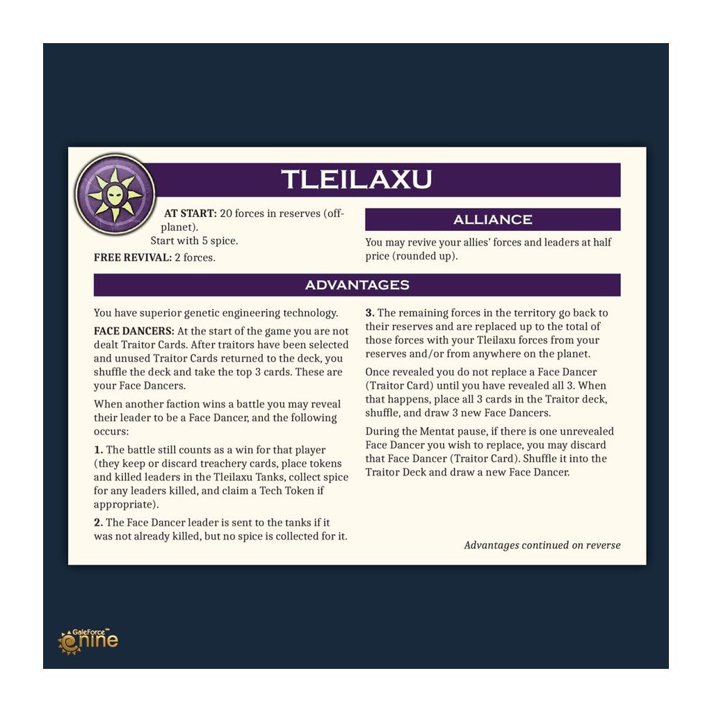 Dune: Ixians and Tleilaxu House Expansion