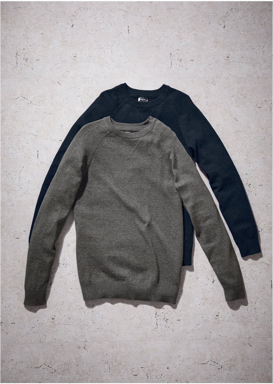 Lot de 2 pulls naturels en coton