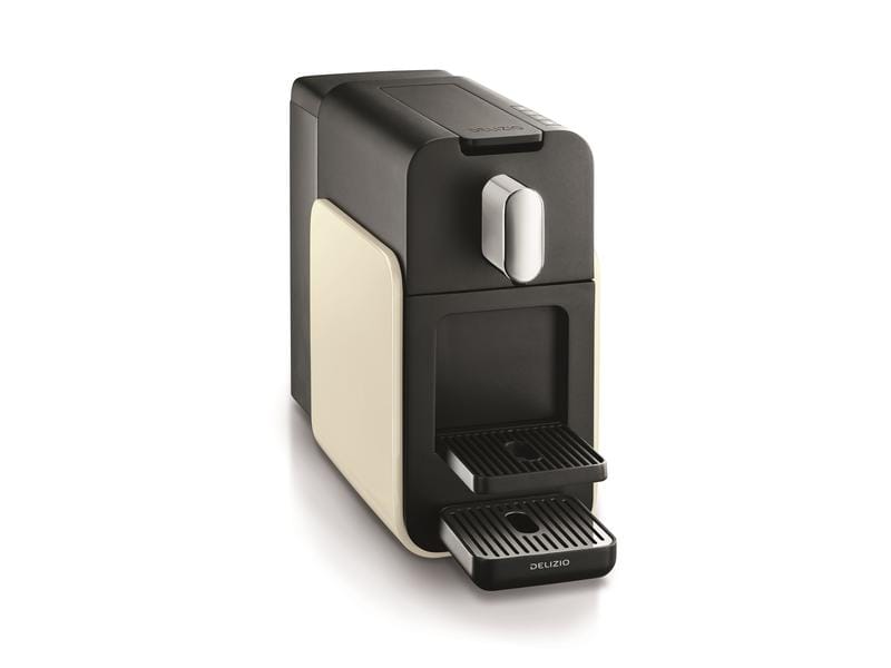 Delizio Kapselmaschine Brava Weiss Kaffeemaschine für die Verwendung mit Kapseln des Delizio-Systems