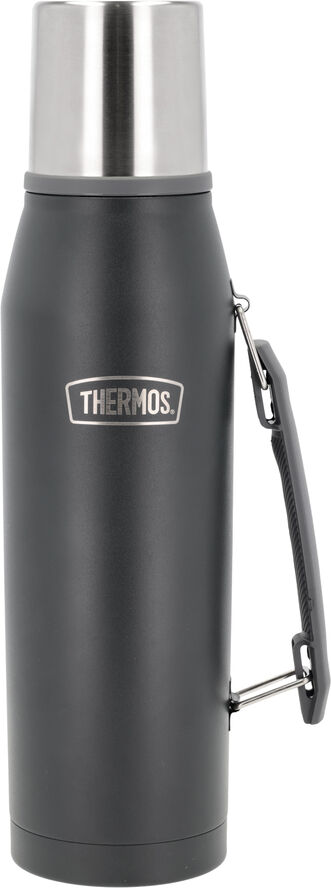Thermos Termoflaske 1,3 liter Mat sort Mat sort