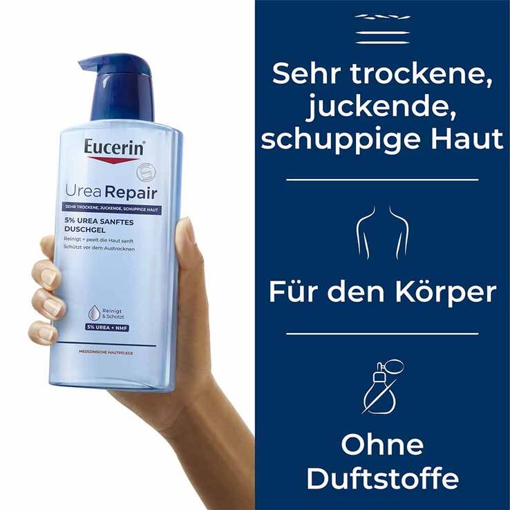 Eucerin UreaRepair Sanftes Duschgel 5%, 400 ml