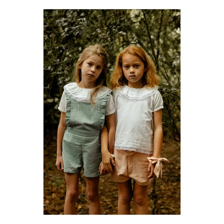 Lililotte Exclusivité Lililotte x Smallable - Combishort Margaret | Vert Eucalyptus