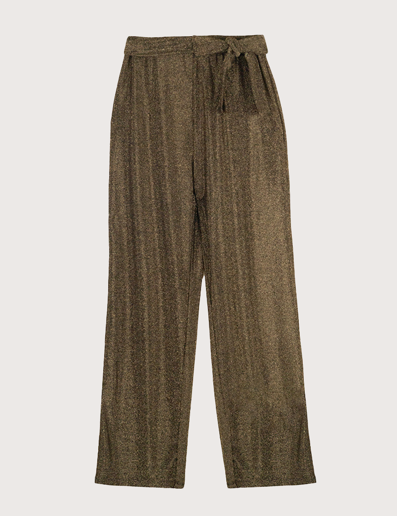 HBT NONCHALANTE LUREX | LENNON PANTALON DORÉ