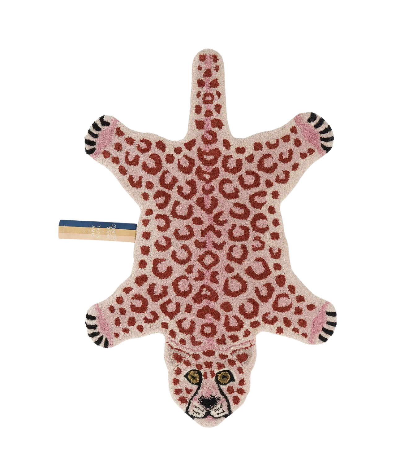 Doing Goods  Pinky Leopard gulvtæppe, Small - Pink